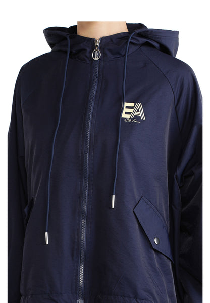ELLE Active Cinch Hem Hooded Jacket