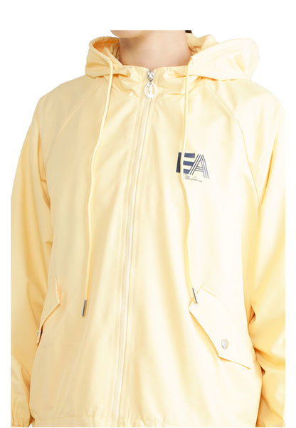 ELLE Active Cinch Hem Hooded Jacket