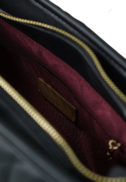 VOIR VARENNE Iconic 'V' Double Handle Tote Bag