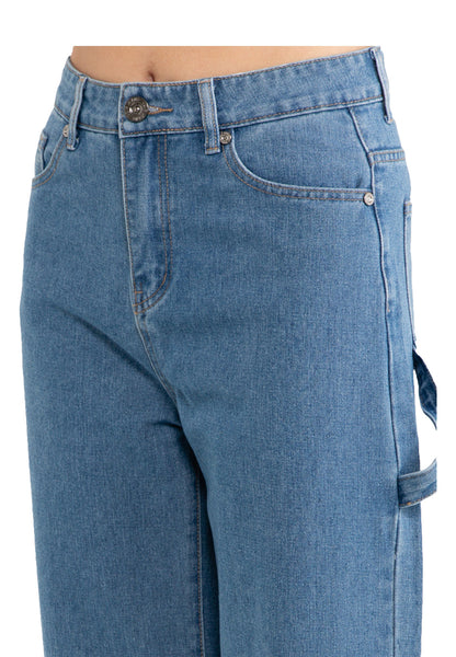 VOIR JEANS Wide Leg Denim Jeans