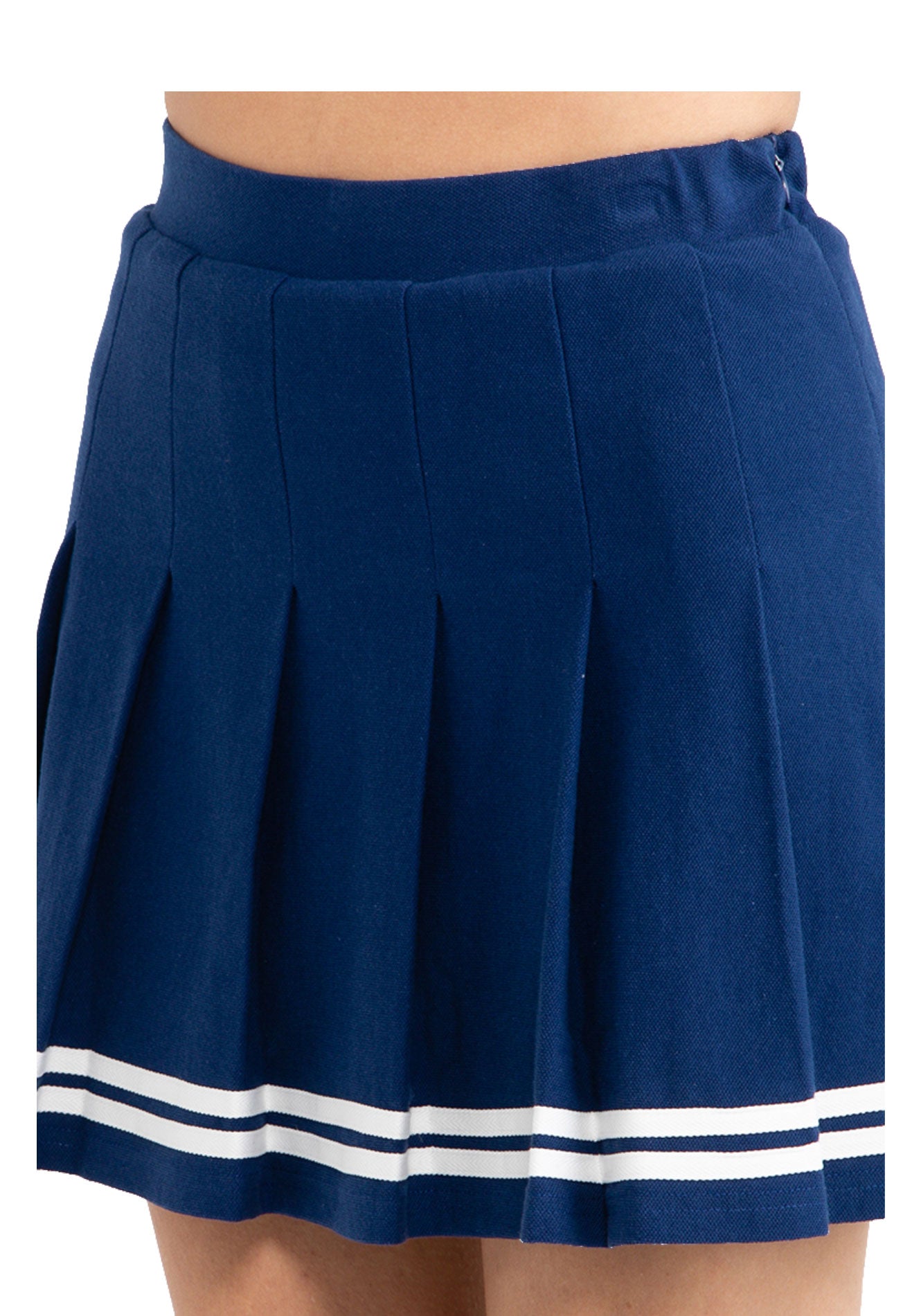 ELLE Active High Rise Striped Tennis Skirt