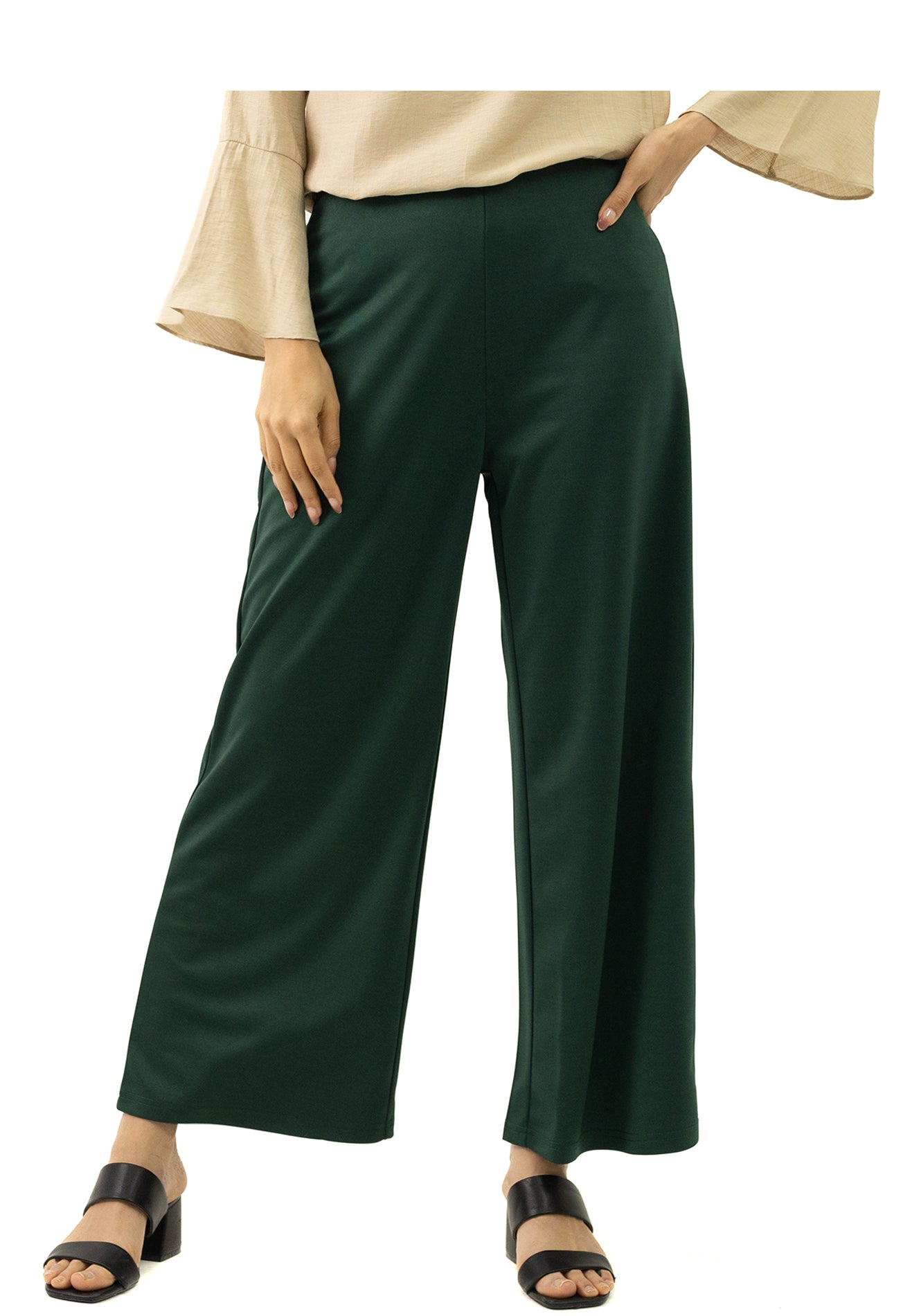 DAISY By VOIR Stretchy Wide Leg Pants