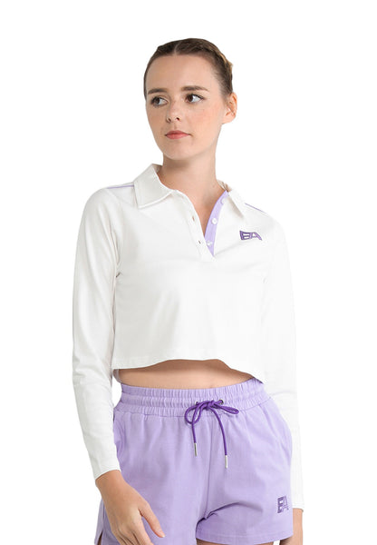 ELLE Active Long Sleeves Tennis Polo Shirt