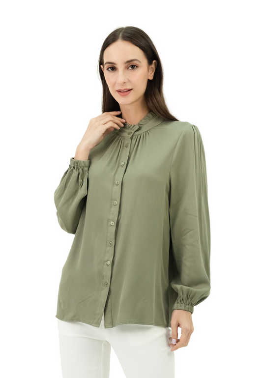 DAISY By VOIR Frills & Pleats Blouse