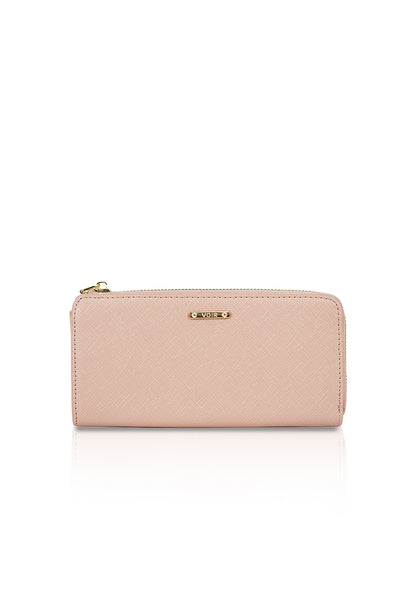 VOIR Blush Zip-Around Long Wallet