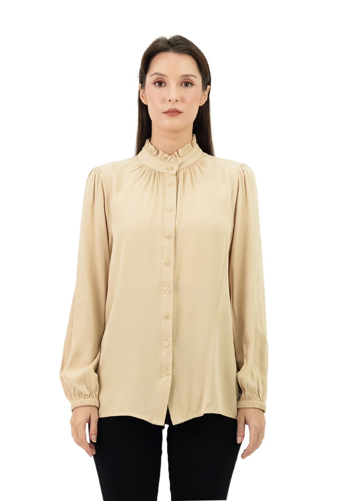 DAISY By VOIR Frills & Pleats Blouse