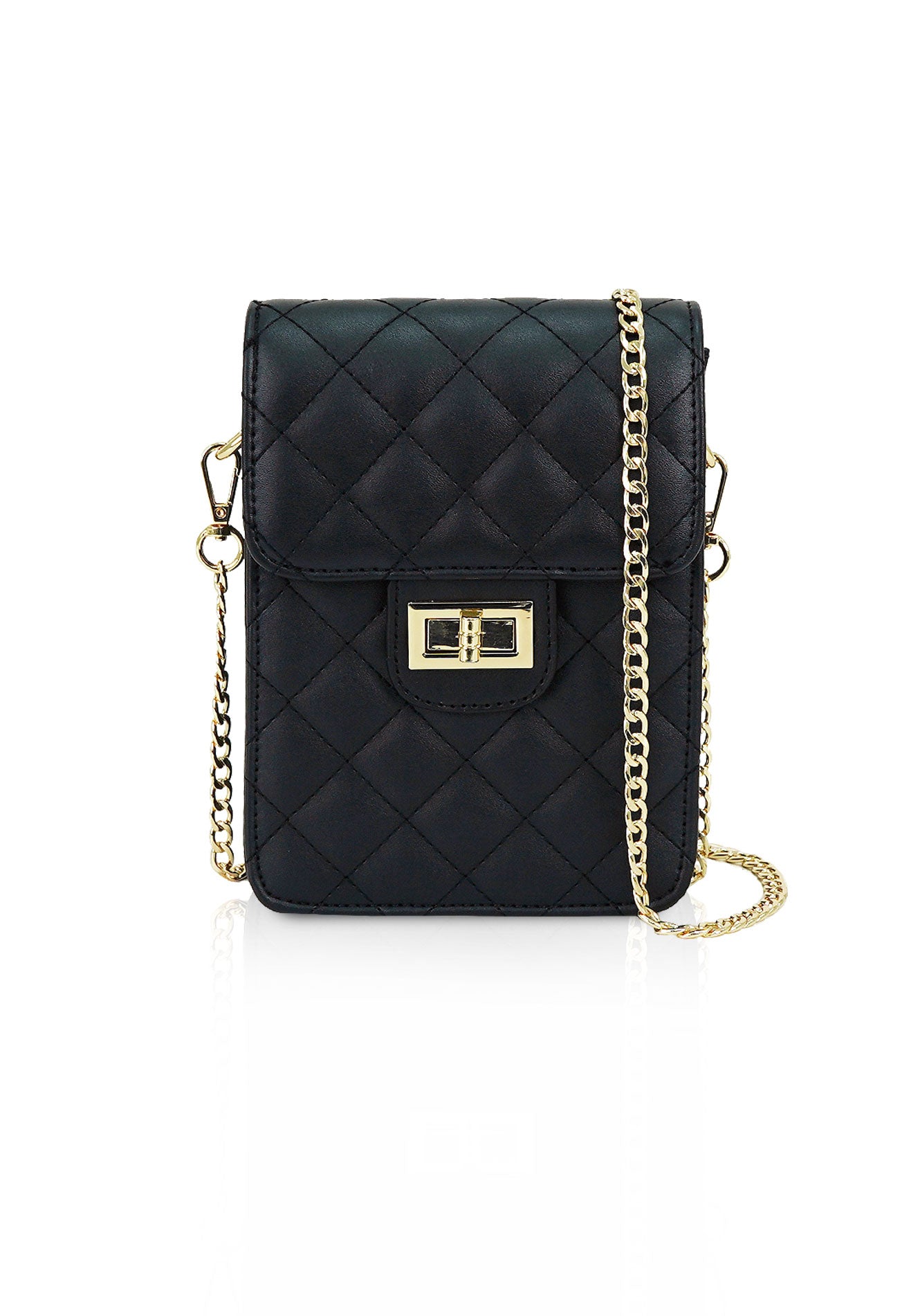 VOIR Elongated Quilted Sling Bag