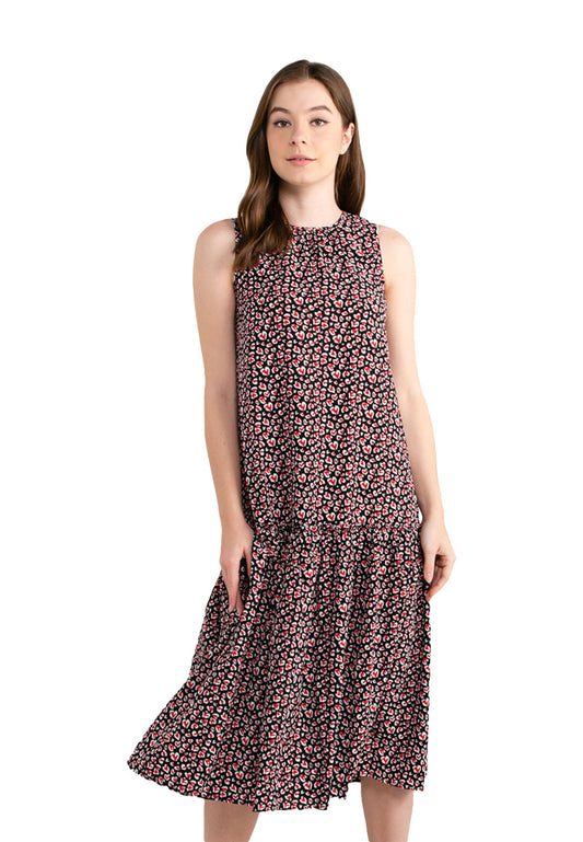 voir-jeans-heart-print-ruffle-maxi-dress