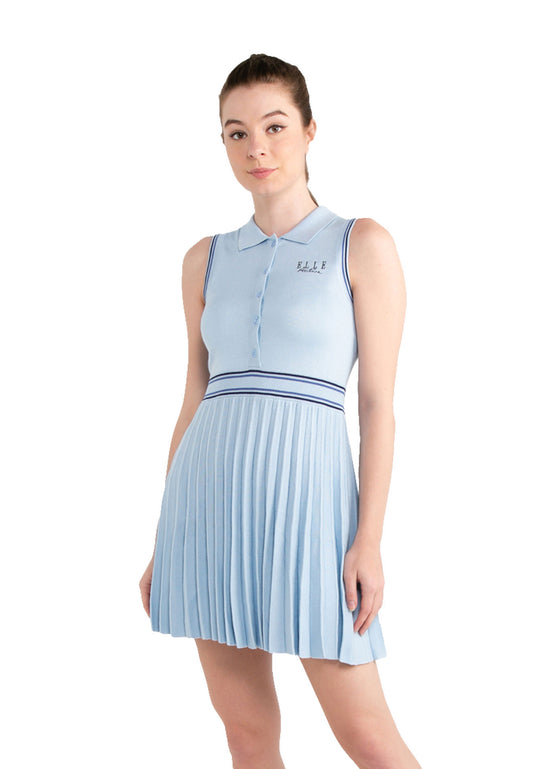ELLE Active Sleeveless Button Down Tennis Dress