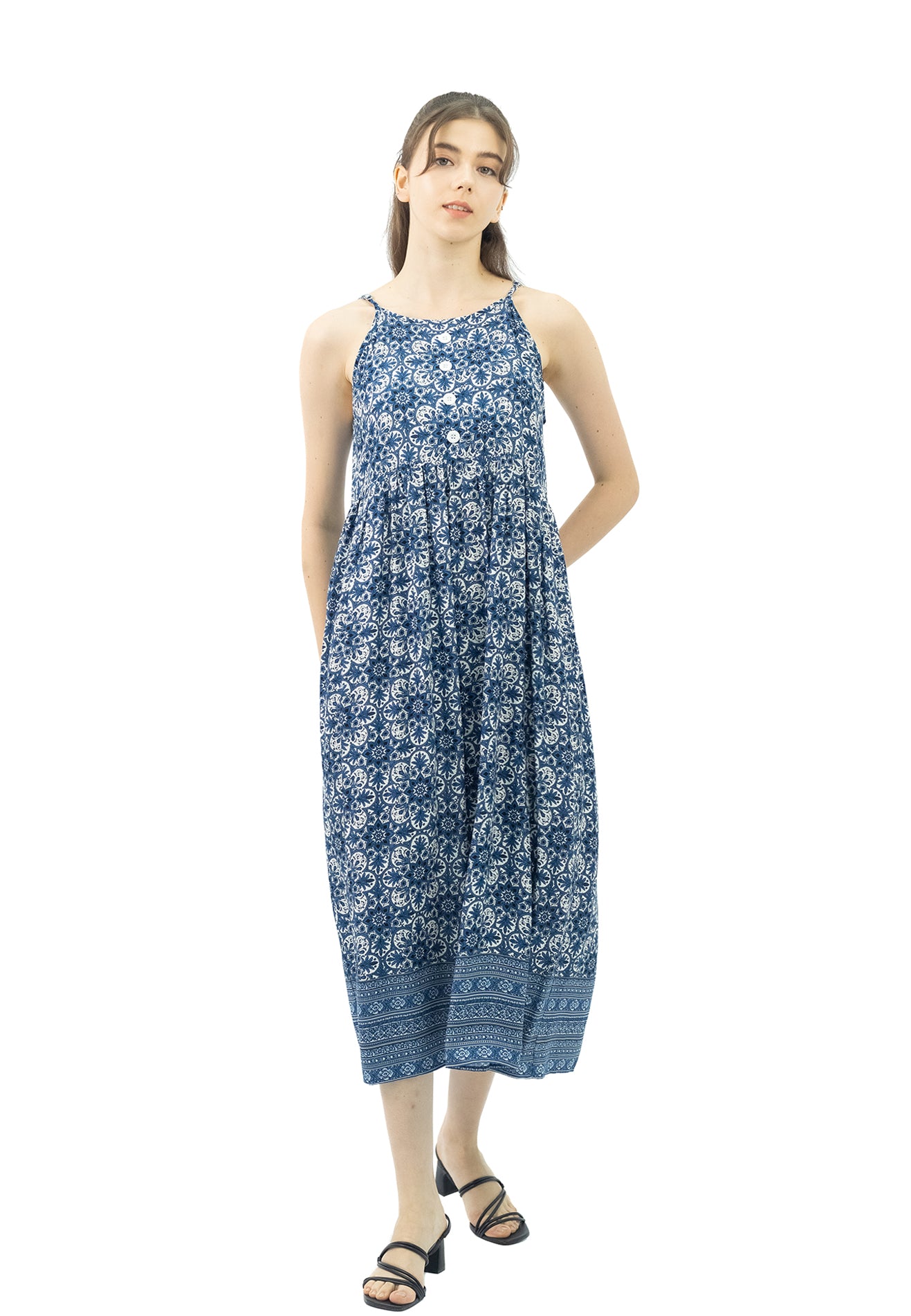 DAISY BY VOIR Spaghetti Strap Summer Dress