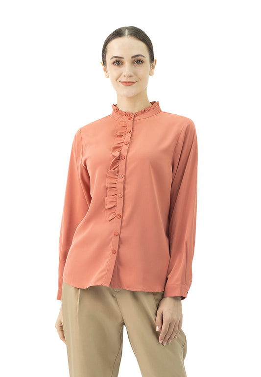 DAISY By VOIR Frills Button Blouse