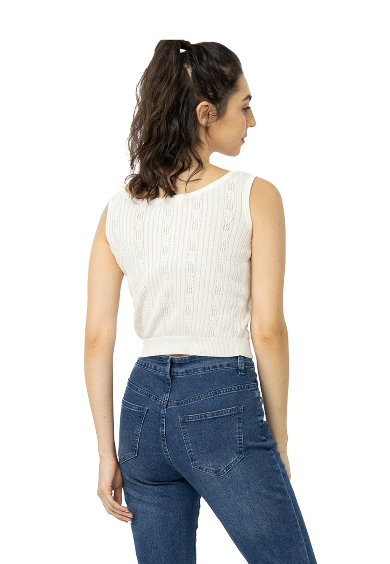 VOIR JEANS Sweet Garden Tank Top