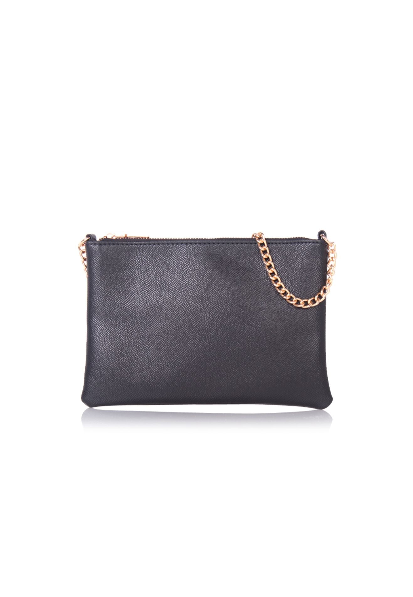Chain Strap Crossbody Bag in Black