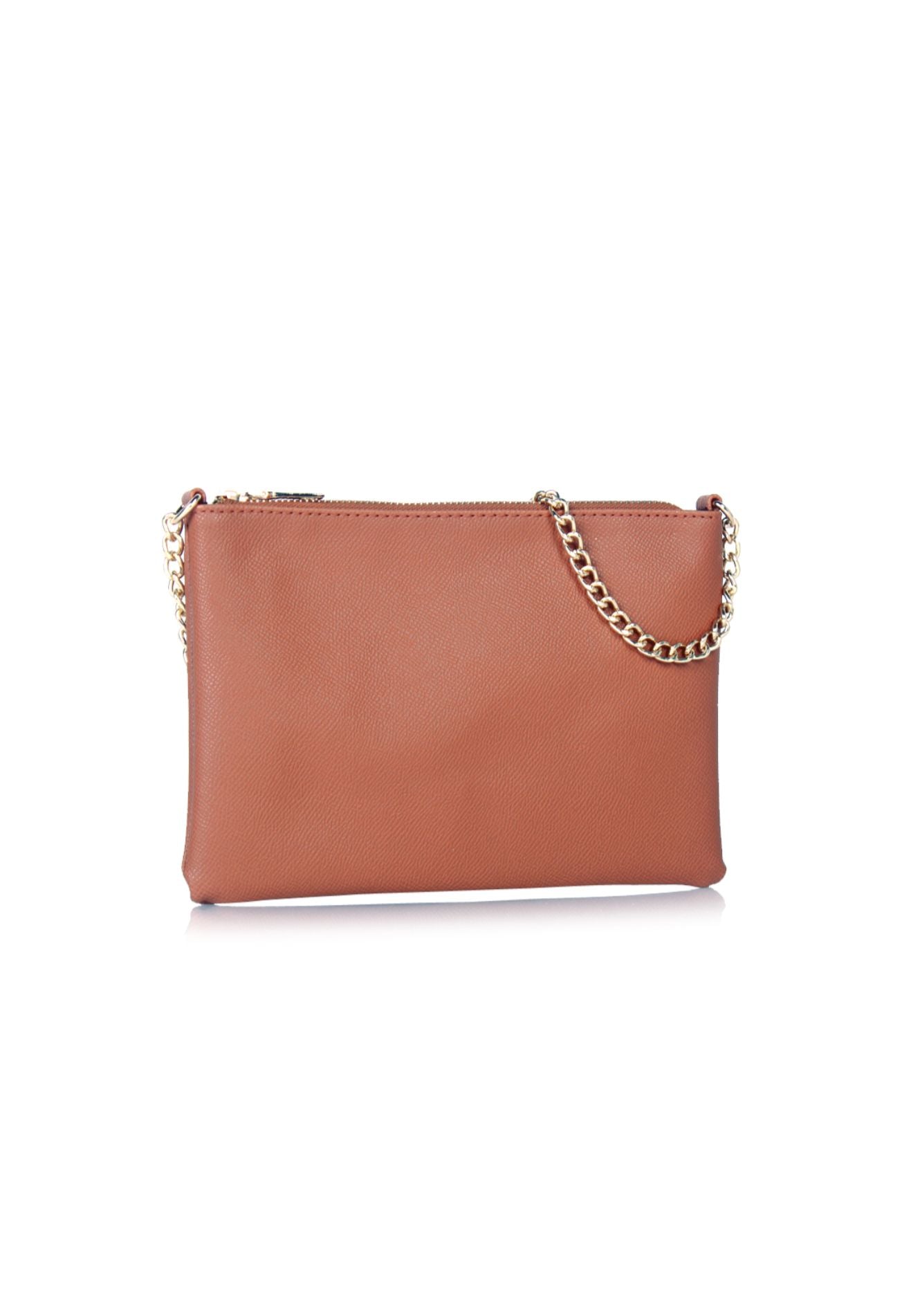 Chain Strap Crossbody Bag in Brown