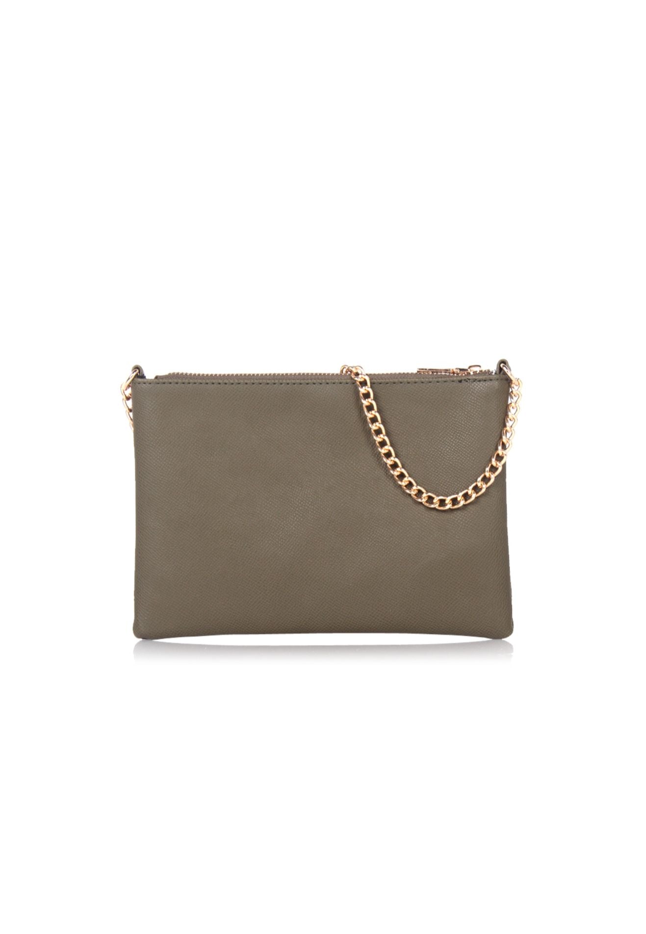 Chain Strap Crossbody Bag in Green