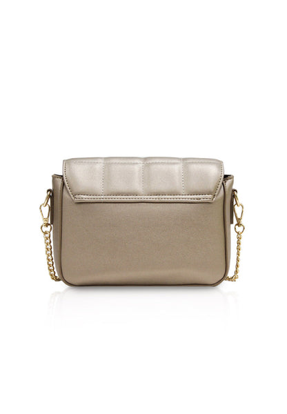 VOIR BELLE Puff Quilted Flap Crossbody Bag