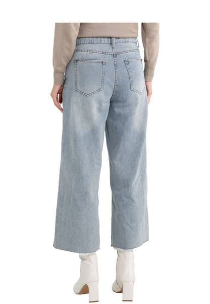 ELLE Apparel High Waist Ripped Denim Jeans