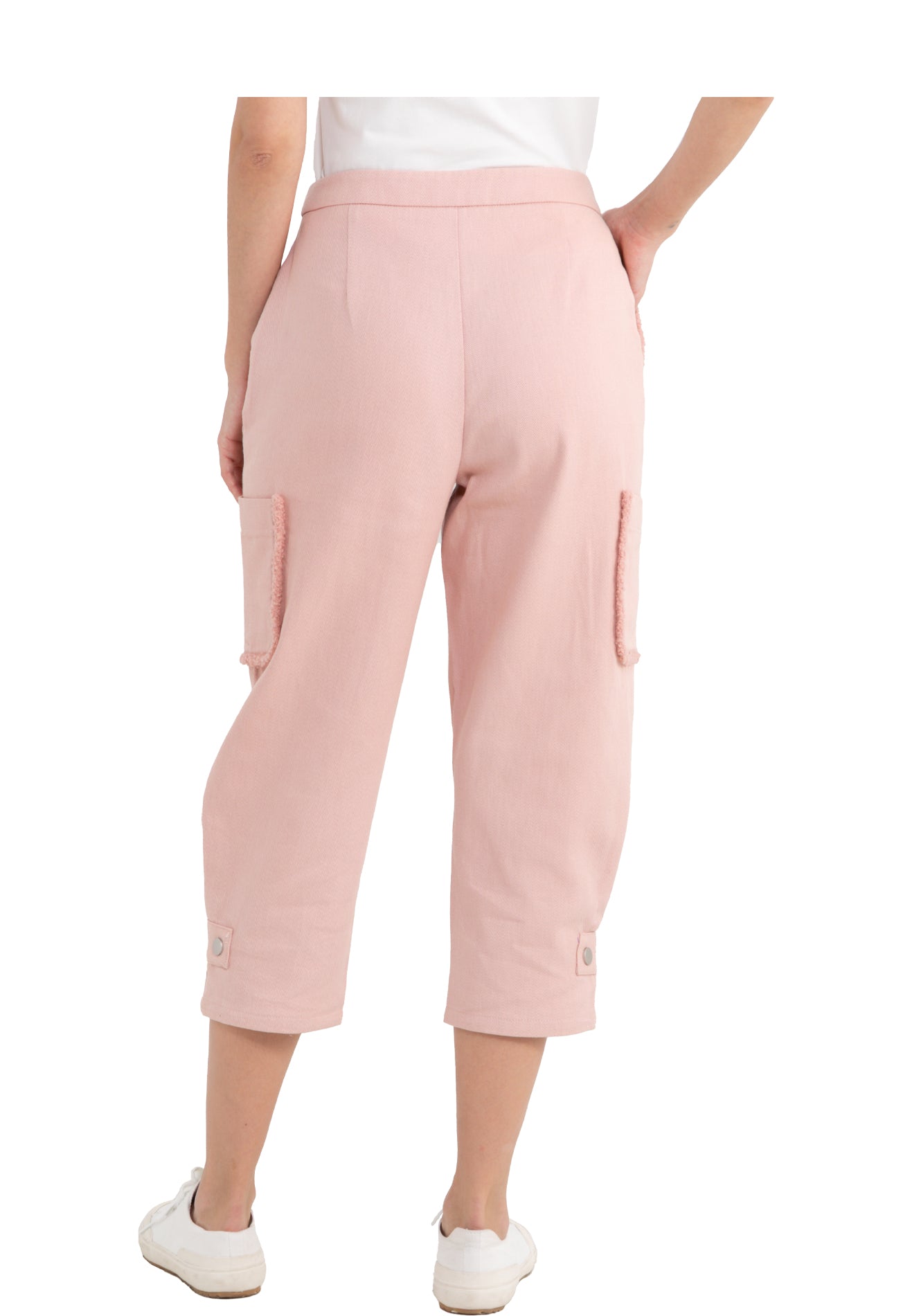 ELLE Apparel Cargo Trousers with Patch Pockets