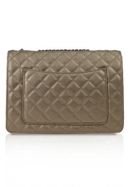 VOIR Quilted Structured Chain Strap Bag