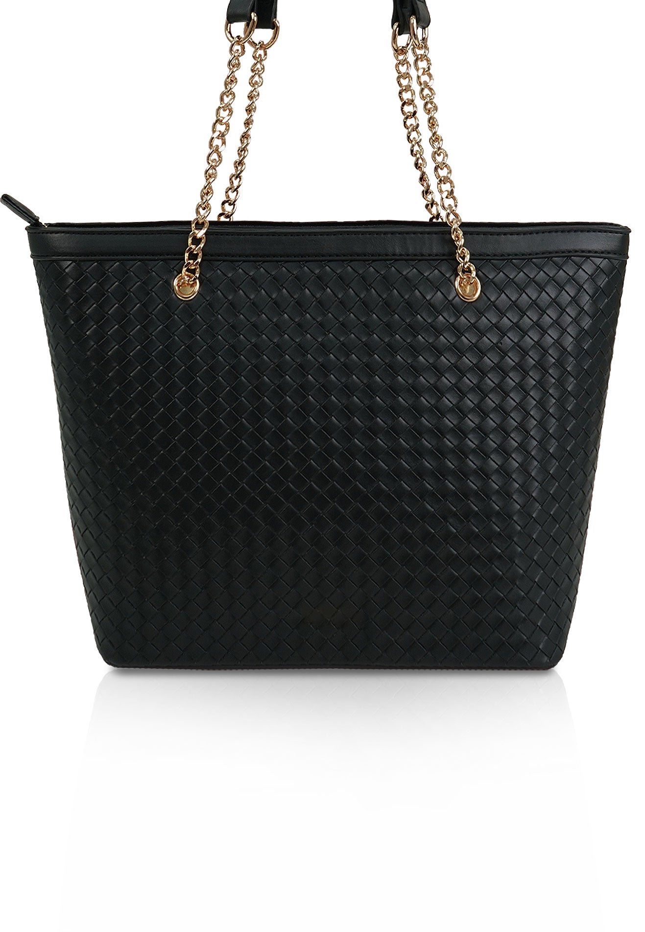 VOIR Mid-Sized Woven Tote Bag