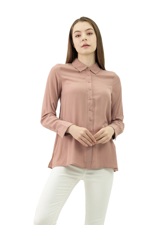 DAISY By VOIR Button Down Long Sleeves Blouse
