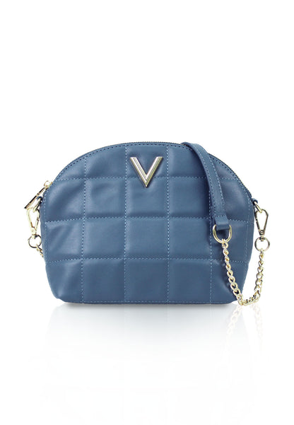 VOIR Half Moon Geometric Iconic 'V' Quilted Sling Bag
