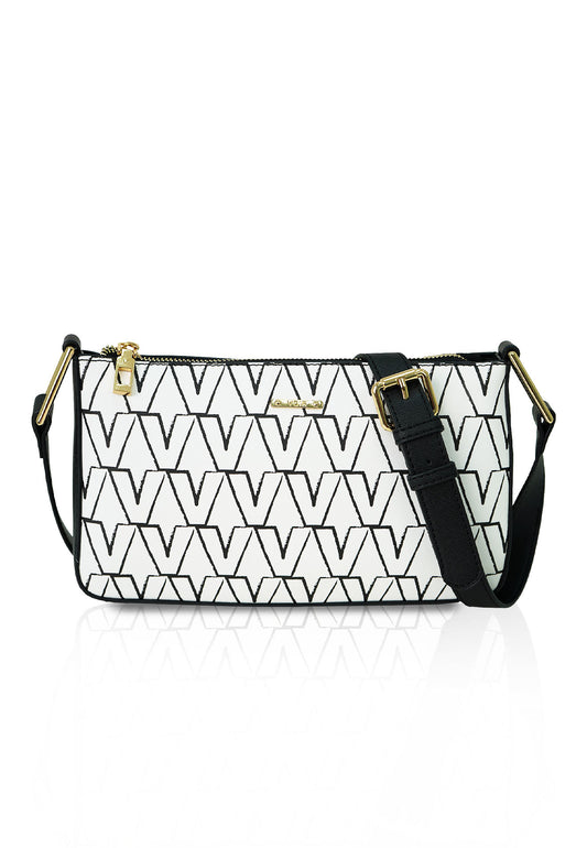 VOIR VERA Monogram Shoulder Bag