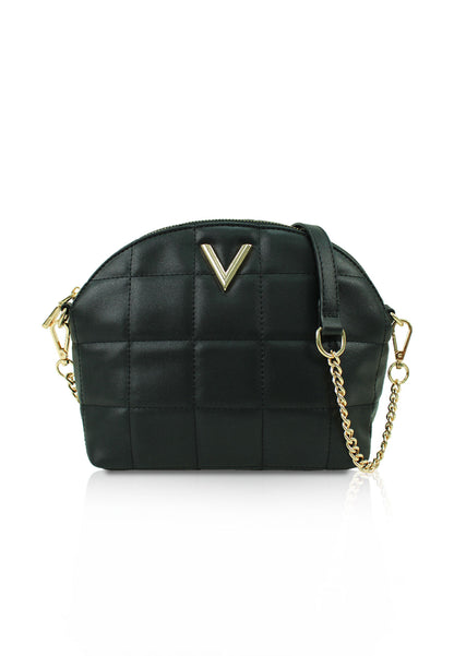 VOIR Half Moon Geometric Quilted Sling Bag