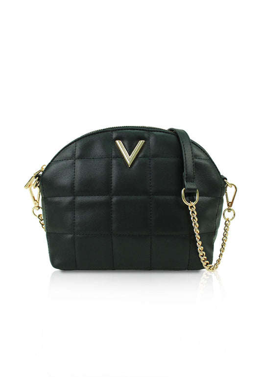 VOIR Half Moon Geometric Iconic 'V' Quilted Sling Bag