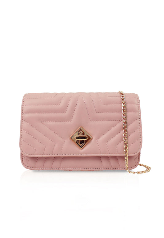 VOIR Starlight Quilted Chain Sling Bag