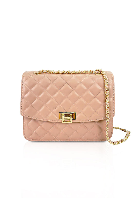 VOIR Quilted Boxy Flap Chain Bag