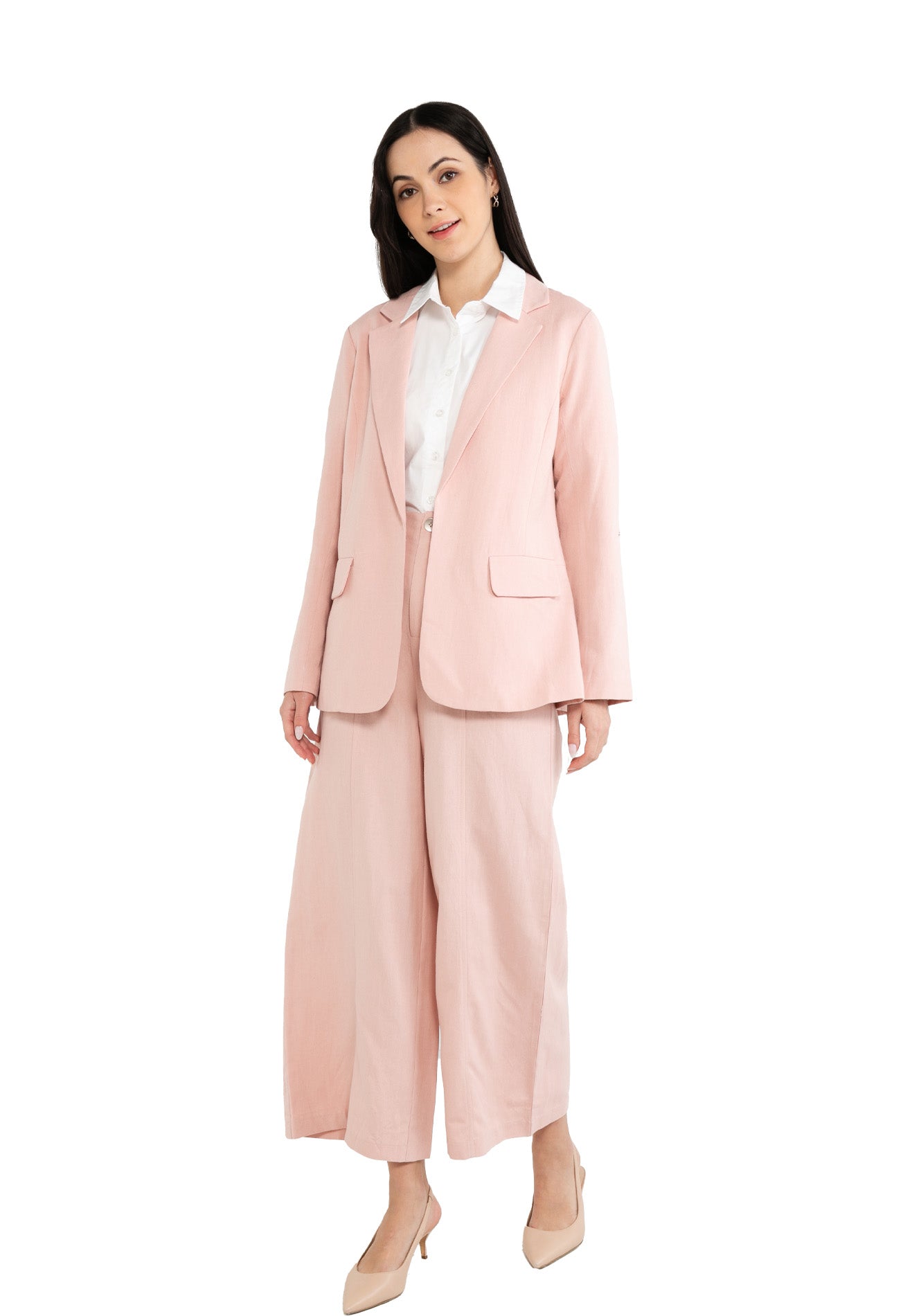 ELLE Apparel High Waisted Wide Leg Pants