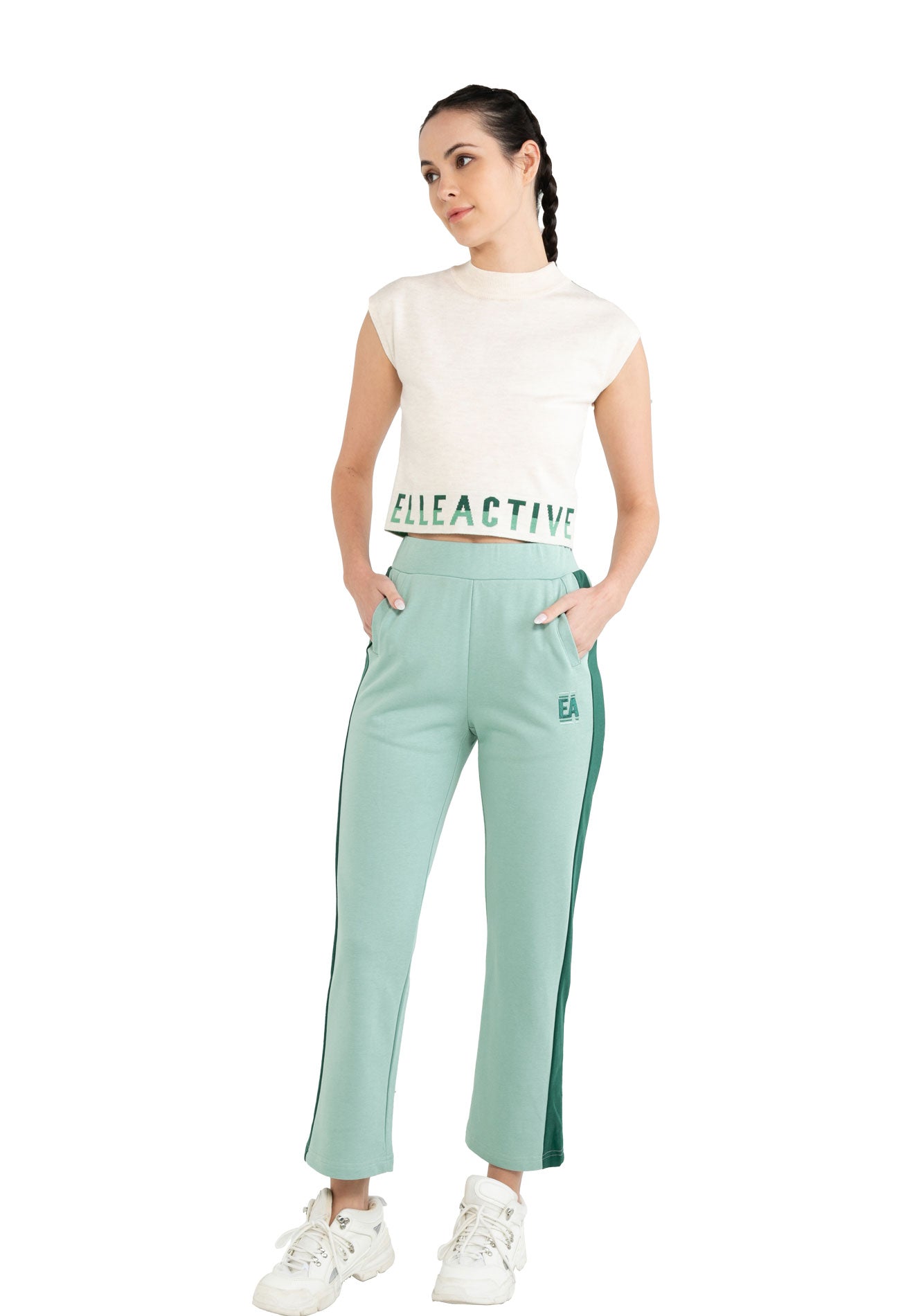 ELLE Active Classic Logo Casual Pants With Pocket
