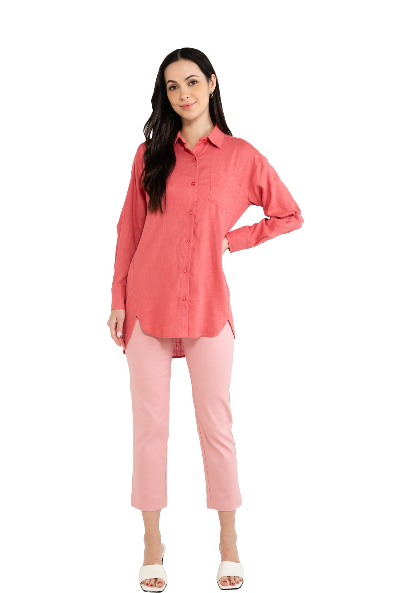 ELLE Apparel Bottom Elastic Waistband Pants