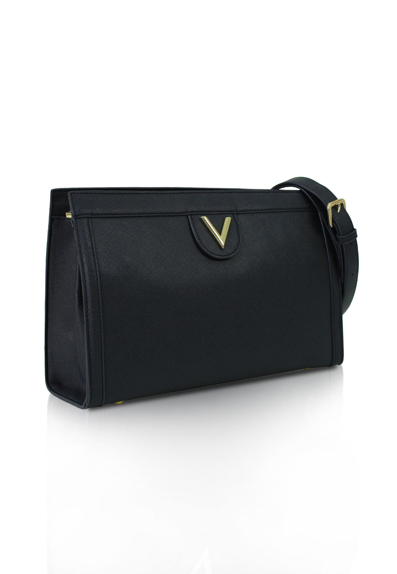 VOIR Iconic 'V' Mid-Size Shoulder Bag