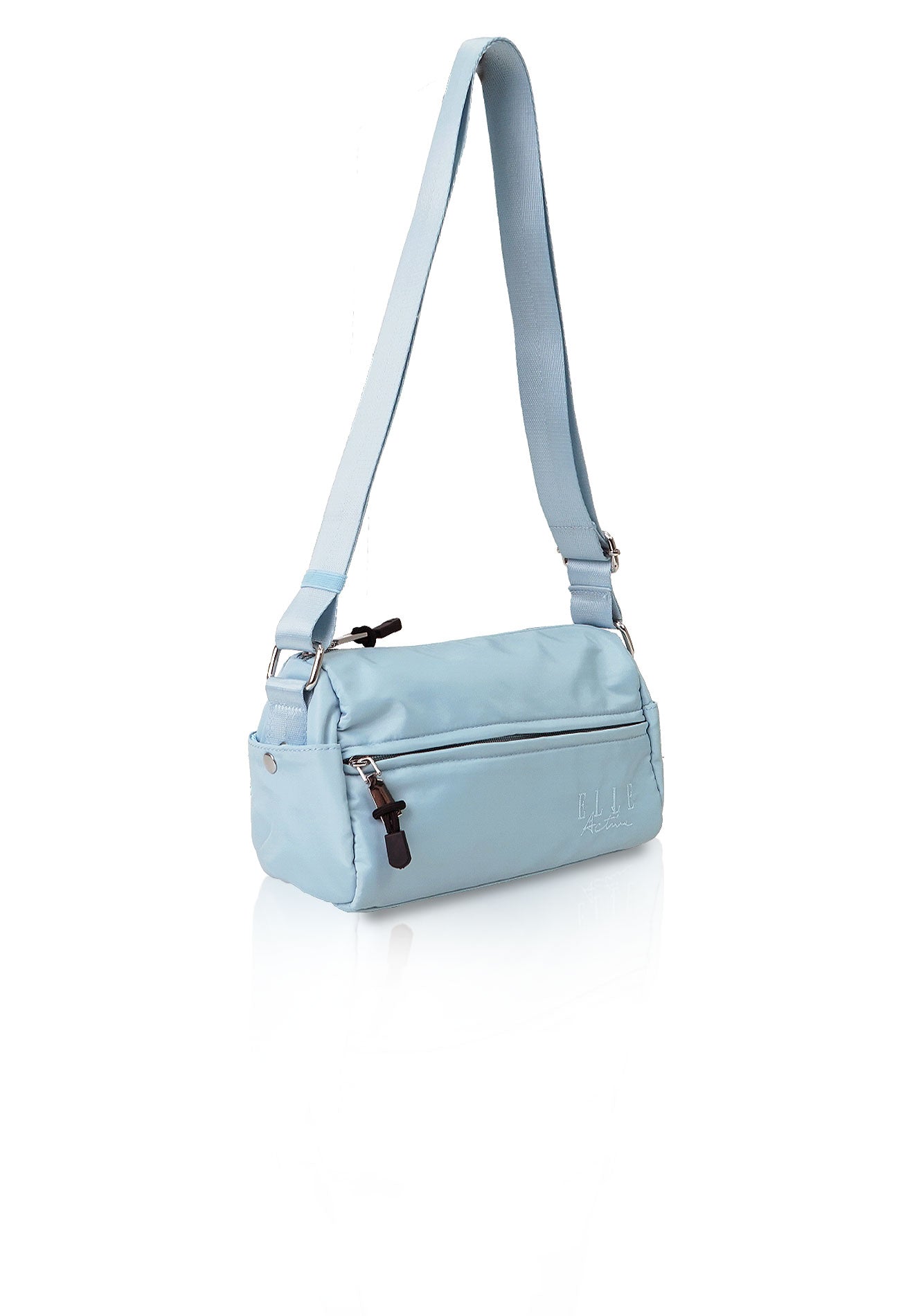 ELLE Active Logo Nylon Crossbody Sport Bag
