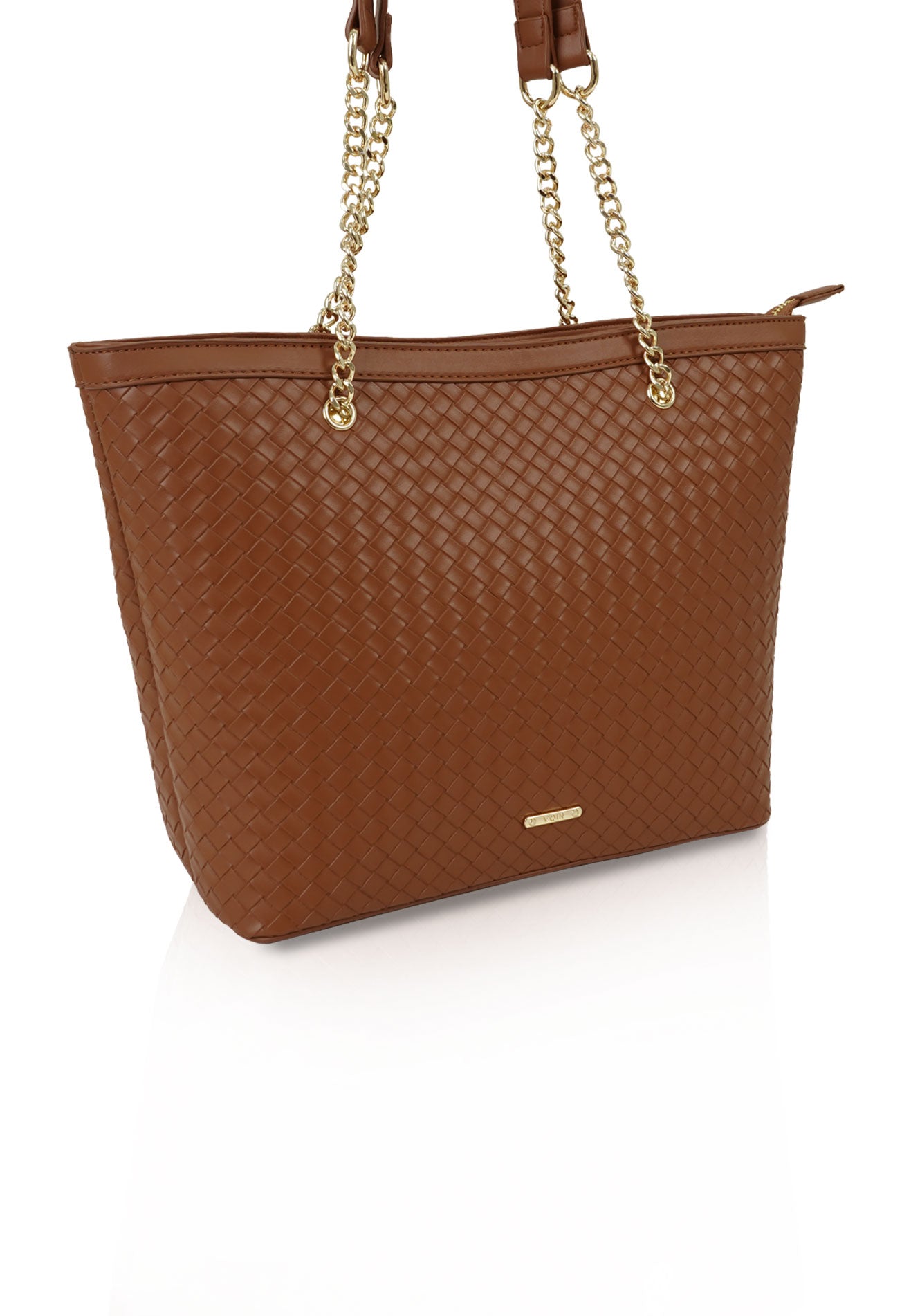 VOIR Mid-Sized Woven Tote Bag